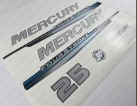 Mercury 25HP Four Stroke 2013-2017 Outboard Decal Kit Mercury 25HP Four Stroke 2013-2017 Outboard Decal Kit